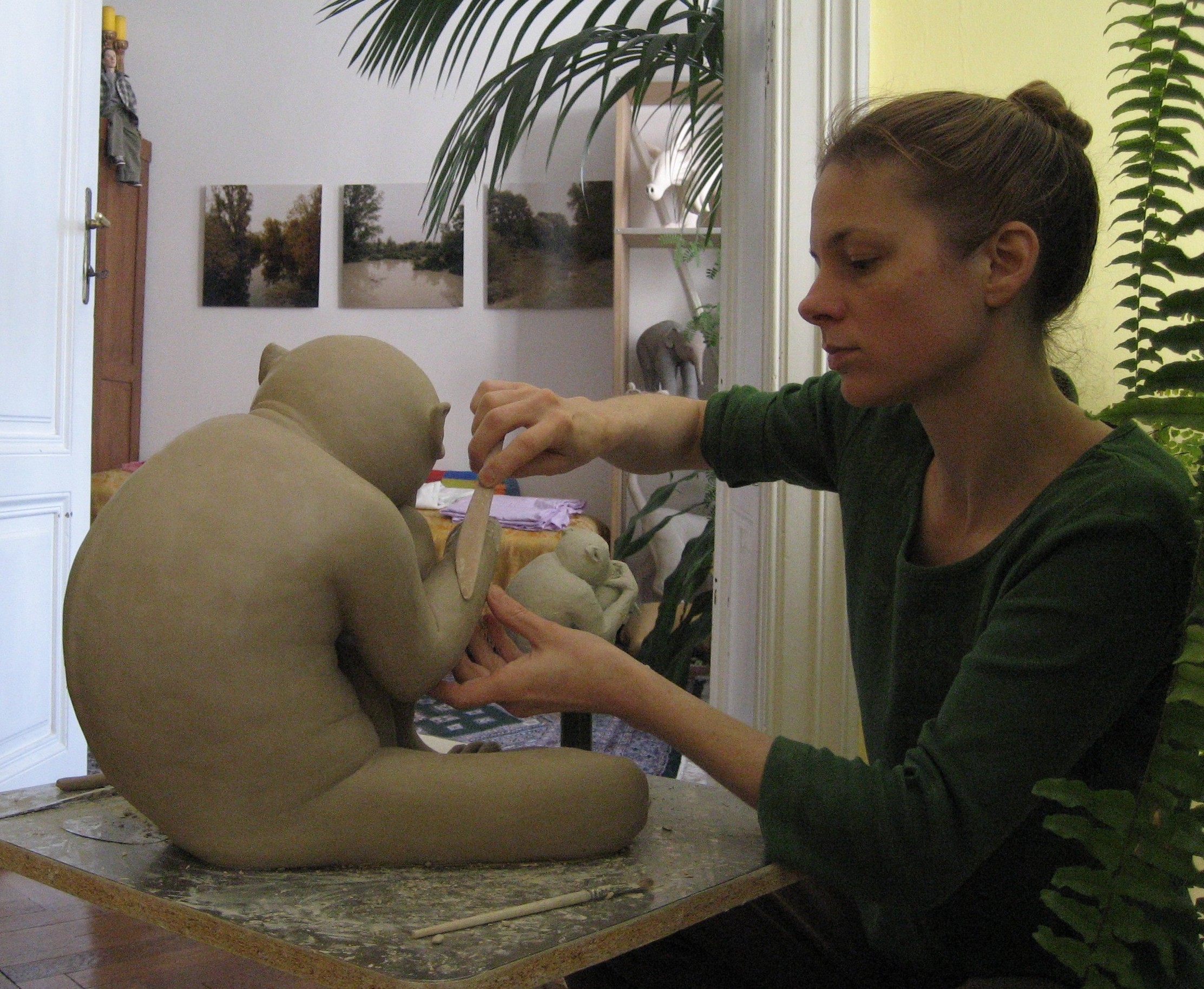 Herstellung einer Keramikfigur